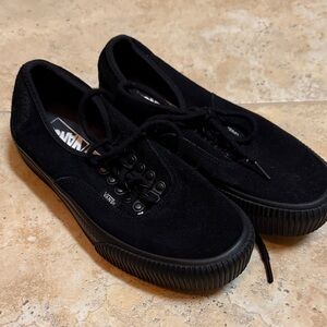 Vans Women's Black Platform Shoes